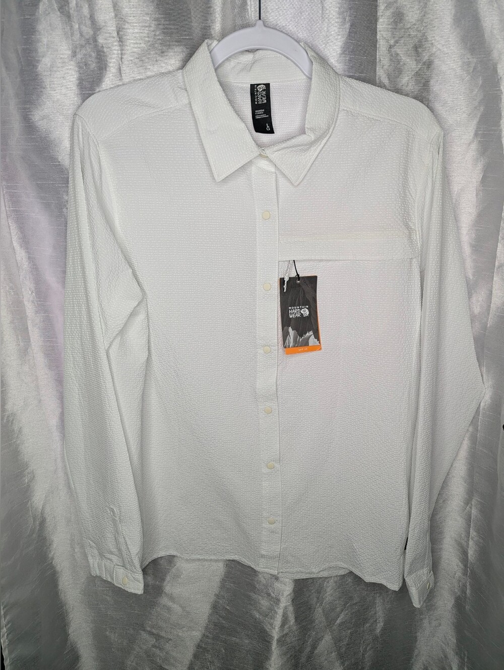 Mountain Hardwear White Textured Jacket - White